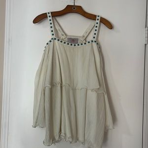 Roja Collection Cold Shoulder Chiffon Blouse